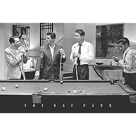 Rat Pack-Shooting Pool Art Print Poster By Unknown, 36 