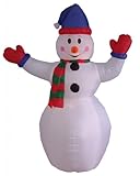 6 Foot Christmas Inflatable Snowman Yard Decoration