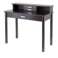 Liso Writing Desk with Hutch - Espresso