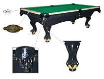 Hampton Solid Maple 8' Pool Table w/ Corian Rails and Deluxe Accessory Package