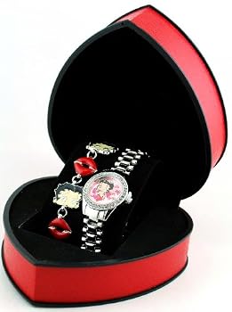 Betty Boop #W380S Women's Watch and Bracelet Gift Set