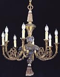 LAMPS BEAUTIFUL Casual Country Eight Light Chandelier by Savoy House--Excellent customer service--see our feedback.