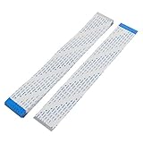 uxcell 柔軟フラットケーブル　データケーブル　20本入 60ピン　ホワイト　Bタイプ