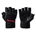 Harbinger Pro Wristwrap Weightlifting Gloves with Vented Cushioned Leather Palm (Old Style), Medium