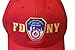 FDNY Baby Infant Baseball Hat Fire Department of New York Red One Size