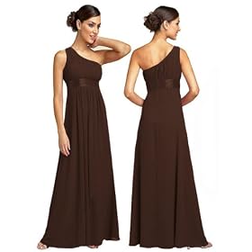Luxus Party Ball Abendkleid, Cocktail, Farbe braun