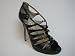 JIMMY CHOO Drake Black Glitter Sandals 41