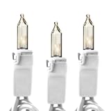 Clear - 100 Bulbs - Length 46 ft. - Bulb Spacing 5.5 in. - White Wire - Christmas Mini Light String - GKI Bethlehem 257520