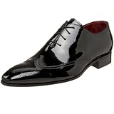 a.testoni Men's M46088RKM Patent Wingtip