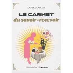 Le carnet du savoir-recevoir
