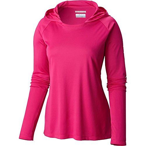 コロンビア アウター パーカ＆スウェット Columbia Women's PFG Tidal Tee Hoodie Haute Pink [並行輸入品]