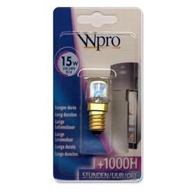 Original Philips Whirlpool Fridge Freezer Lamp 15w 240v E14 Bulb, NOT SUITABLE FOR OVEN