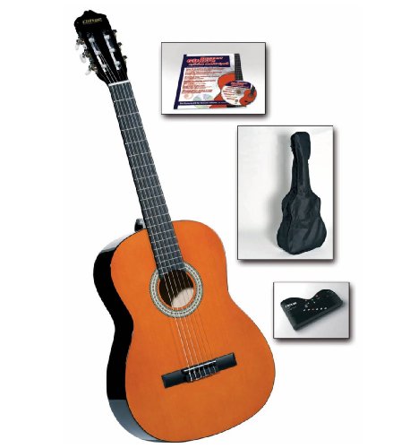 Produkt-Bild: CLIFTON 4/4 Konzert-Gitarre KOMPLETTES SET!