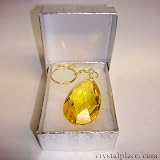 Strass Swarovski Cut Almond Crystal Keychain