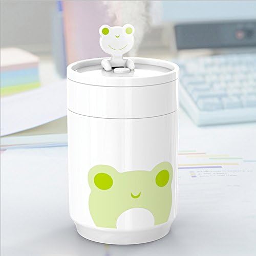 iHomeset best Frog Portable USB cool mini mist Easy-to-use Universal Solution for Humidifying and Misting-Use Anywhere Where USB Ports Are Available- Ultrasonic Cool Mist Safe Around Kids humidifier for Whole House/Office/Bedroom