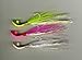 Bucktail Wobble Jigs - Glow in the Dark - Set of 3