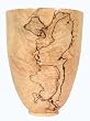 Gallery Quality Vase / Spalted Maple Wood Offering Vase
