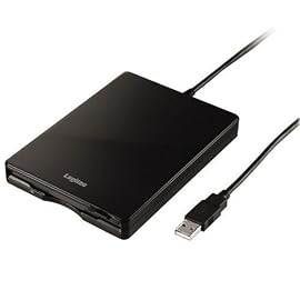 Logitec 2倍速対応 USB外付型FD ブラック