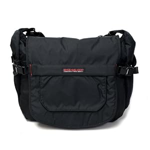 HP 1035NR 10.2-Inch Netbook Carrying Secure Travel Shoulder Bag with Front Flap Pocket (BLACK)