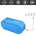 Ecandy Mini Portable Wireless Bluetooth Speaker with LED, Built in Microphone, Support Micro SD Card Playing ,FM Radio ,Hands free Speakerphone for Iphone, Ipod , Ipad Mini, Ipad Air 4/3/2, Itouch, Blackberry, Nexus,Samsung, Smart Phones,Mp3 Players,Computers Laptop or Desktop,Blue