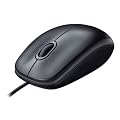Logitech B110 optische Maus USB schnurgebunden schwarz OEM