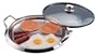 Chef's Secret 5-Ply Stainless-Steel Griddle with Glass Lid