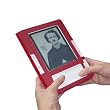TrendyDigital MaxGuard Plus Amazon Kindle Cover, Fits 2nd Generation Kindle, with Embedded Corner Closure, Red