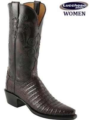 Lucchese 2000 Jacare Belly Caiman T3535 Womens