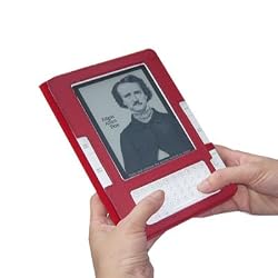 TrendyDigital MaxGuard Plus Amazon Kindle Cover, Fits 2nd Generation Kindle, with Embedded Corner Closure, Red