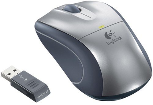 Logicool V320 Cordless Optical Mouse for Notebooks シルバー V-320SV
