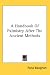 Book A Handbook Of Palmistry After The Ancient Methods