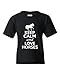 Keep Calm and Love Horses Animals Statement Novelty Youth Kids T-Shirt Tee