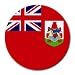 Bermuda Flag Round Mouse Pad