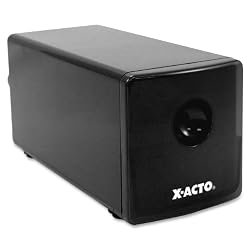 X-Acto 1744 Heavy-Duty Electric Pencil Sharpener, Black, 1 Unit