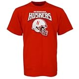 adidas Nebraska Cornhuskers Scarlet Preschool Big Helmet T-shirt