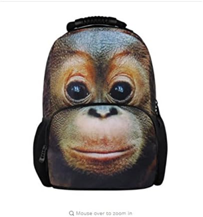 School Bag For Teenager College Students,Dog Prints Children Bag - Sky Blue