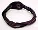 Brown Twisted Leather Bracelet Wristband Wrist Band