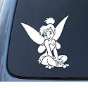 TINKERBELL - Disney - Car, Truck, Notebook, Vinyl Decal Sticker #1035 | Vinyl Color: White