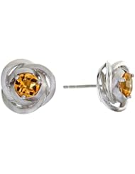 Balissima By Effy Collection Sterling Silver Citrine Earrings