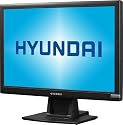 Hyundai X220WA 55,9 cm (22 Zoll) wide screen TFT Monitor schwarz/silber mit Lautsprechern (Kontrast 2000:1, 5ms Reaktionszeit)