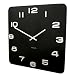 Karlsson Retro Vintage Glass Clock Black