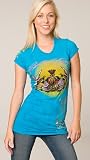 Christian Audigier Blue Platinum Humming Bird Tee