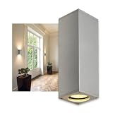 Theo Wall Wandleuchte silber-grau