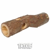 Tunnel L-Shaped Natural Wood 25 cm Hamster Gerbil Toy