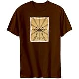 Cancer Zodiacs Mens T-Shirt (Brown, Size Large)