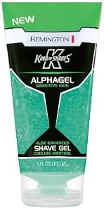 Remington, King of Shaves, Alphagel, Cooling Menthol Shave Gel 5 Oz. (Pack of 4)
