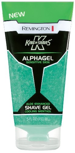 Remington, King of Shaves, Alphagel, Cooling Menthol Shave Gel 5 Oz. (Pack of 4)