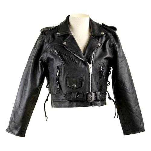 Short Leather Biker Jacket LJ602 For Women Short Leather Biker Jacket LJ602 For Women
