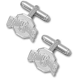 Sterling Silver OHIO STATE ATH O5/8 CUFFLINKS