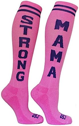 The Sox Box Strong Mama Socks! - Pink